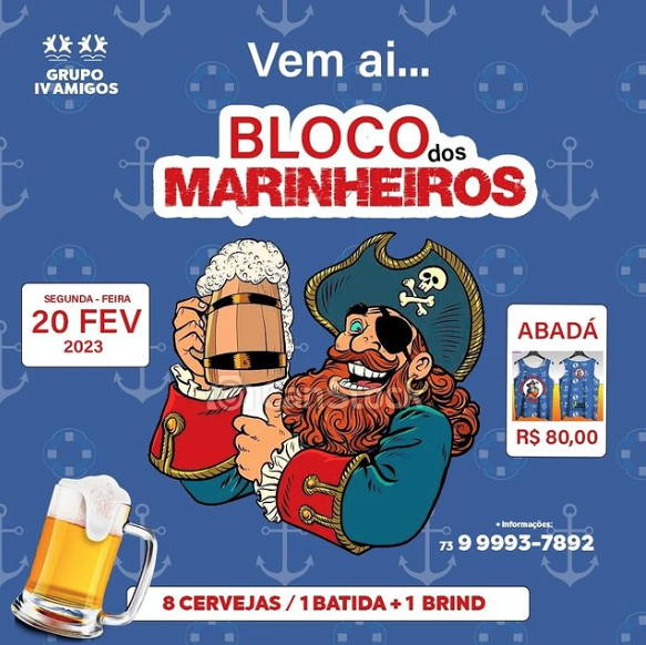 Cartaz   Carnaval Cultural - Casa da Lenha - Praa Visconde de Porto Seguro, s/n, Segunda-feira 20 de Fevereiro de 2023