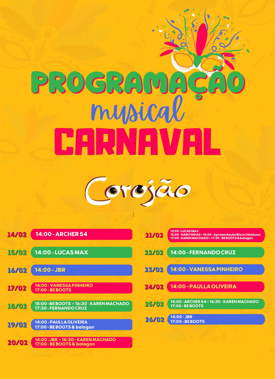 Cartaz   Corujo - Estrada da Balsa, 1813 - Praia de Araape, Quinta-feira 16 de Fevereiro de 2023