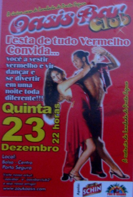 Cartaz   Oasis Bar Club - Balsa, Quinta-feira 23 de Dezembro de 2010