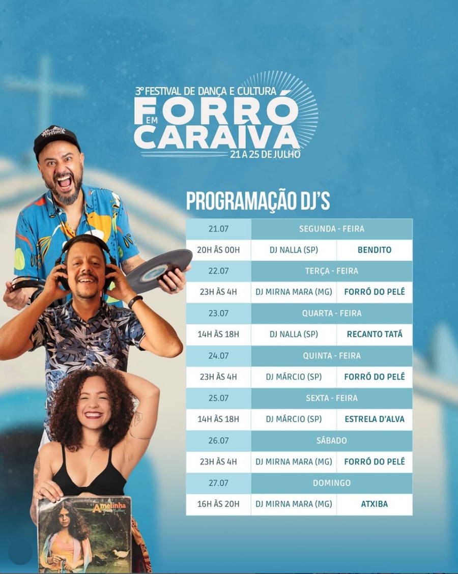 Cartaz   Forr do Pel - Rua dos Navegantes, Quinta-feira 24 de Julho de 2025