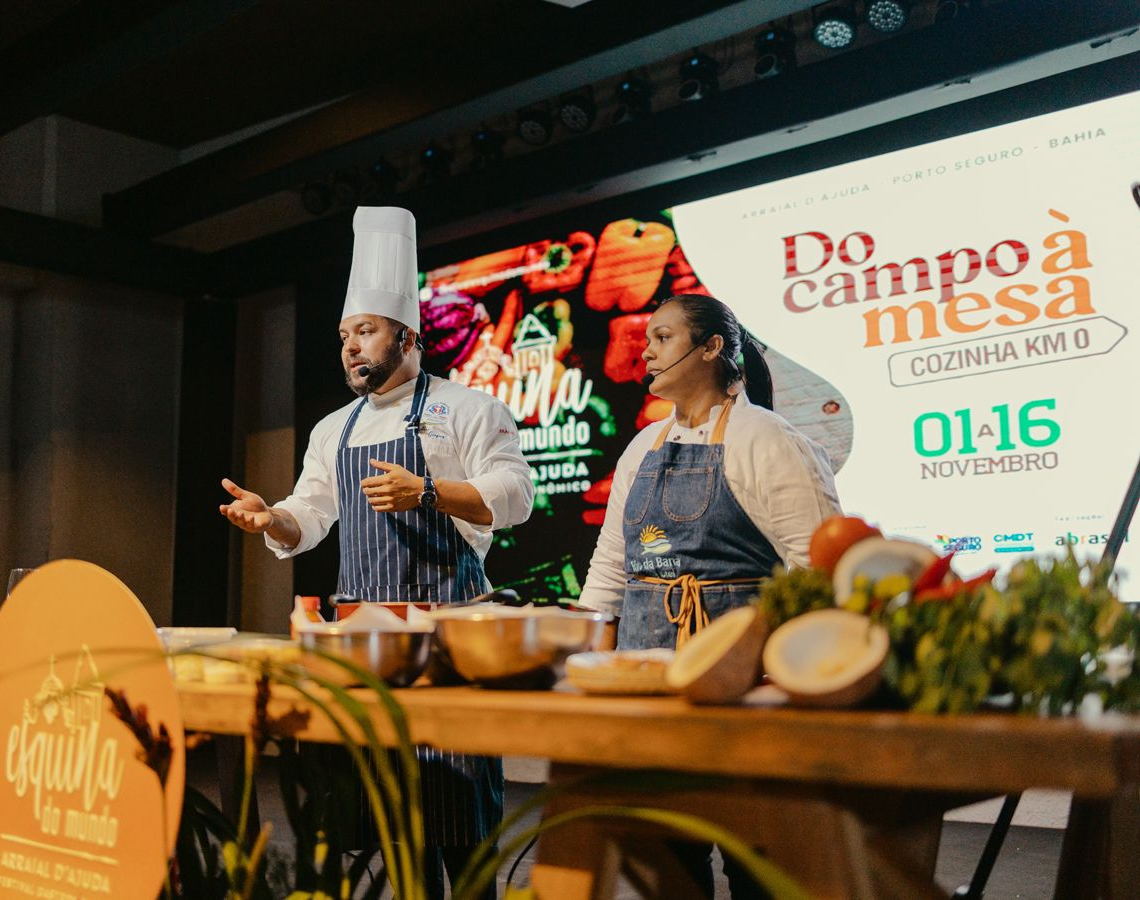 Cartaz Vila do Sabor e restaurantes de Arraial d'Ajuda, Do dia 1° ao dia 16/11/2025