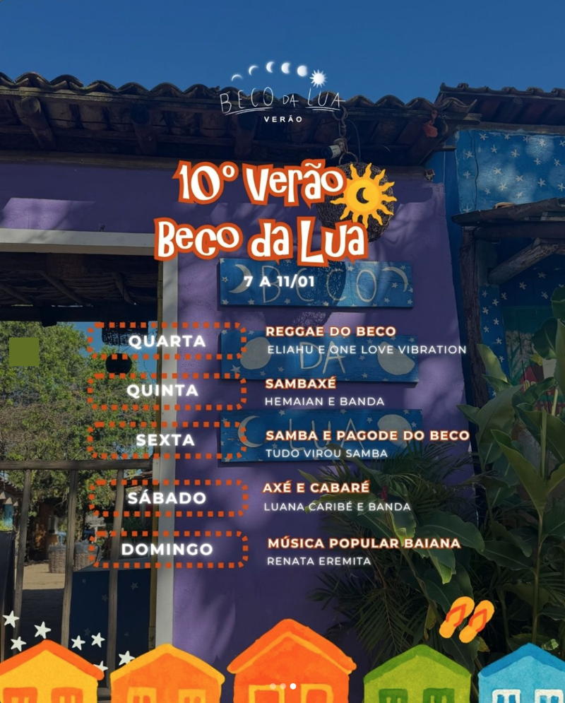 Cartaz   Beco da Lua, Quinta-feira 8 de Janeiro de 2026