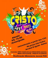 panfleto Bloco Cristo Fest 