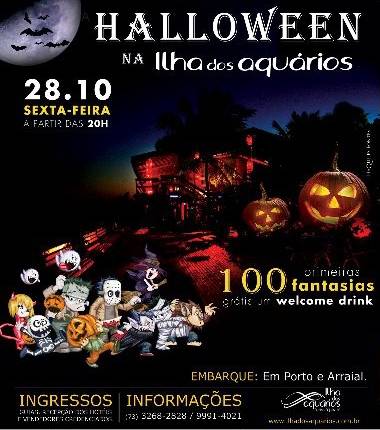 Cartaz   Ilhas dos Aqu�rios, margem direta do rio Buranh�m, Sexta-feira 28 de Outubro de 2011