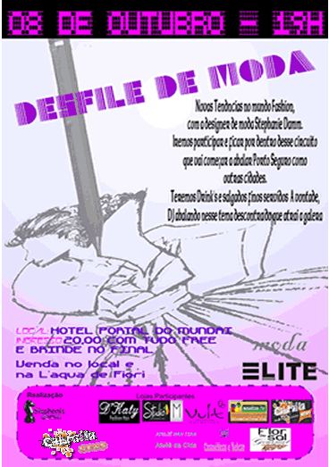 Cartaz   Hotel Portal do Mundai  - Av. Beira Mar, 4500 - Praia do Munda , Sábado 8 de Outubro de 2011