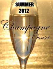 panfleto Champagne Sunset Summer