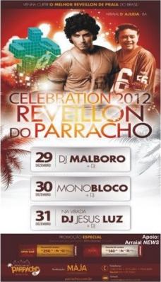 panfleto Reveillon do Parracho - Dj Jesus Luz