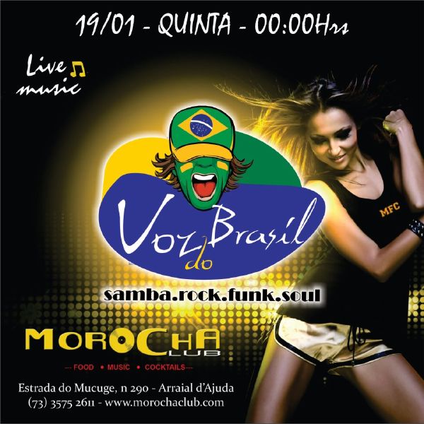 Cartaz   Morocha Club - Estrada do Mucug, 290, Quinta-feira 19 de Janeiro de 2012