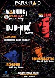 panfleto Dj D-Nox & convidados