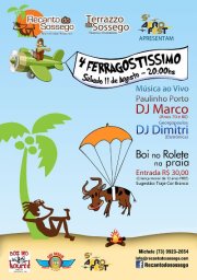 panfleto Festa de Ferragostissimo