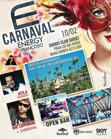 Cartaz   Beach Club Bahia Bonita - Rua Praia do Rio Verde, 9777, Domingo 10 de Fevereiro de 2013