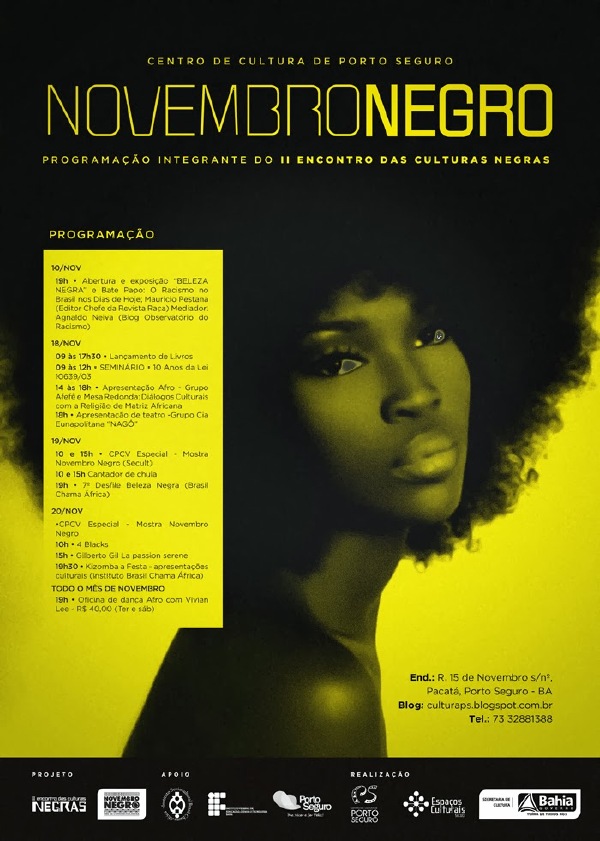 Cartaz   Centro de Cultura - Rua XV de Novembro, Paquet, Do dia 18 ao dia 20/11/2013