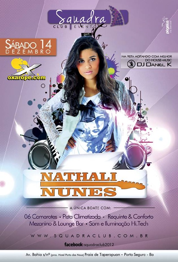 Cartaz   Squadra Club Eventos - Av. Bahia s/n  - Munda - Praia de Taperapuan, Sábado 14 de Dezembro de 2013