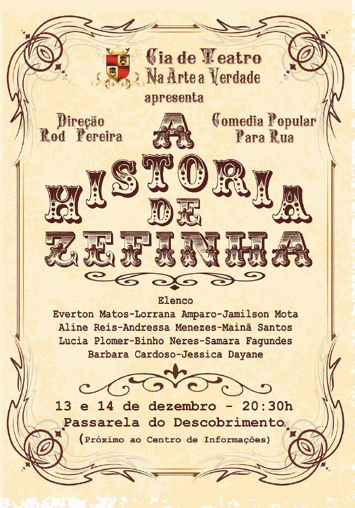Cartaz   Passarela do Descobrimento - prximo ao Centro de Informaes, Do dia 13 ao dia 14/12/2013
