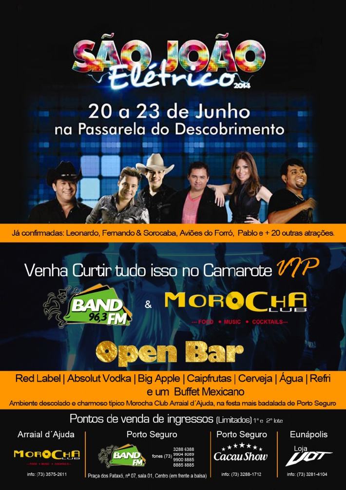 Cartaz   Passarela do Descobrimento, Do dia 20 ao dia 23/6/2014