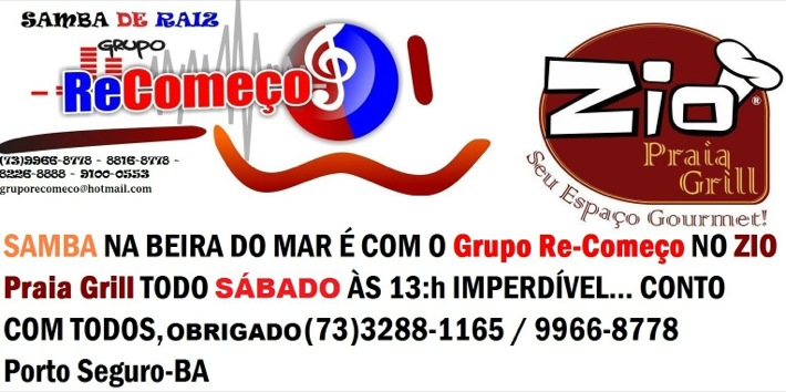 Cartaz   Zio Praia Grill - Avenida Beira-Mar 1200, praia de Taperapu, Sábado 24 de Maio de 2014