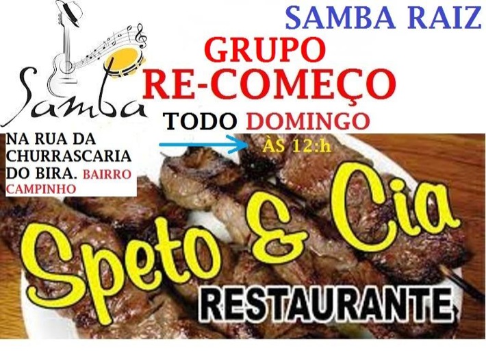 Cartaz   Restaurante Speto e Cia - Rua da Churrascaria do Bira - Bairro Campinho, Domingo 25 de Maio de 2014