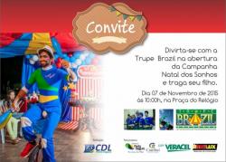 panfleto Abertura da Campanha Natal dos Sonhos