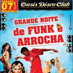 panfleto Grande Noite do Funk e Arrocha