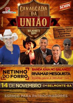 panfleto Cavalgada da Unio