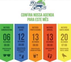 panfleto  Mutiro de Limpeza das praias de Guai