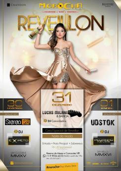 panfleto Reveillon Morocha - Banda Stereo S/A