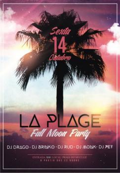panfleto Full Moon Party