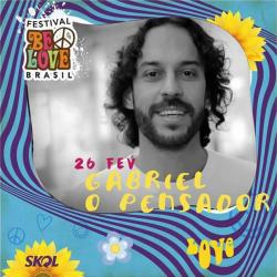 panfleto Carnaval BeLove Brasil -  GABRIEL O PENSADOR