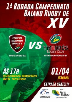panfleto 1 Rodada Campeonato Baiano de Rugby XV