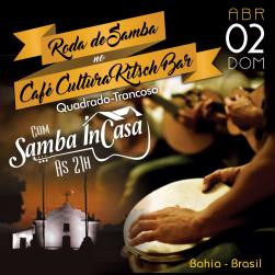 panfleto Samba InCasa