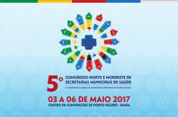panfleto 5 Congresso de Secretarias Municipais de Sade de Norte/Nordeste