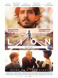 panfleto 'Lion - Uma Jornada Para Casa'
