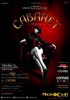 panfleto VIII Cabaret Party