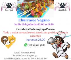 panfleto Churrasco Vegano