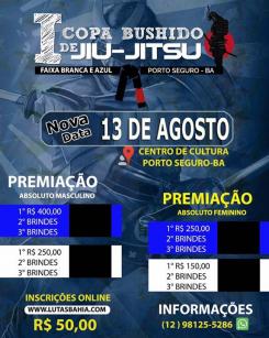 panfleto 1 Copa Bushido de Jiu-jtsu