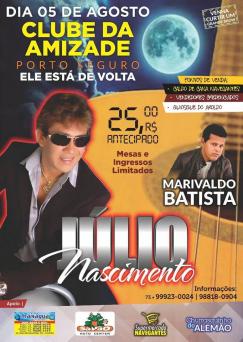 panfleto Julio Nascimento + Marivaldo Batista