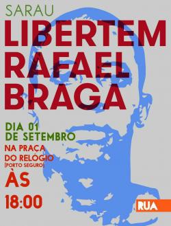 panfleto Sarau - Libertem Rafael Braga