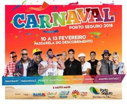 panfleto Carnaval Porto Seguro 2018