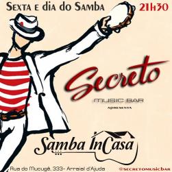 panfleto Samba InCasa