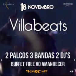 panfleto Villa Beats