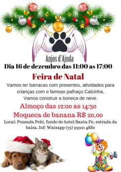 panfleto Feira de Natal