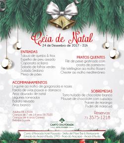 panfleto Ceia de Natal