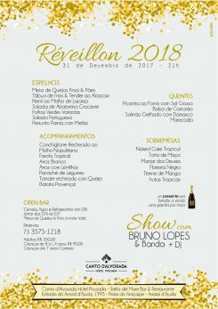 panfleto Ceia de Reveillon 2018