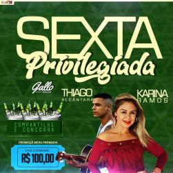 panfleto Sexta Privilegiada - Thiago Alcntara / Karine Ramos