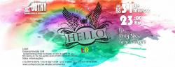 panfleto Festa Hello LGBT