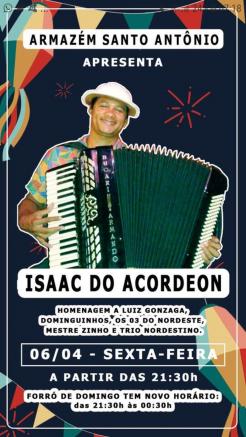 panfleto Isaac do Acordeon