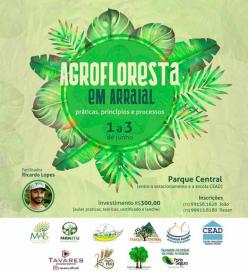 panfleto Curso de Agrofloresta