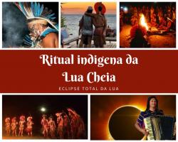 panfleto Ritual indigena Patax da Lua Cheia + Isaac do Accordeon