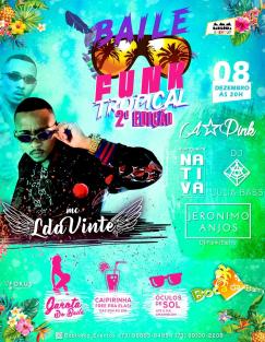 panfleto Baile Funk Tropical 2 Edio