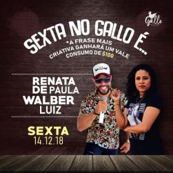 panfleto Renata da Paula & Walber Luiz